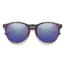 Smith Wander Sunglasses, Black Marble Frame, ChromaPop Polarized Violet Mirror Lens, 204931GBY55DF