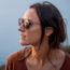 Smith Wander Sunglasses, Black Marble Frame, ChromaPop Polarized Violet Mirror Lens, 204931GBY55DF