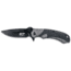 Smith &amp; Wesson Liner Lock Folding Knives, 2.5 in, 8Cr13MoV Stainless Steel, Drop Point, Black/Gray, Aluminum, 1085907