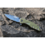 Smiths BattlePlan Folding Knife, 3.35in, 420 Stainless Steel, Black Stonewash, Drop Point Blade, G10 Handle, OD Green, SP-50996