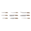 Smiths Cabin &amp; Lodge Cutlery 15-Pcs Block Set, Stag, 51032
