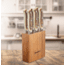 Smiths Cabin &amp; Lodge Cutlery 6-Pcs Steak Set, Hardwood Block, Stag, 51033