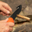 Smiths Edgesport Fixed Blade Gut Hook Knife, 4 in, Blaze Orange, 51236