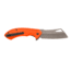 Smiths Rally Folding Knife, 3.26in, 420 Stainless Steel, Titanium, Cleaver Blade, G10 Handle, Blaze Orange, 51139