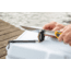 Smiths RegalRiver Fillet Knife, 7in, 400 Stainless Steel, Fillet Blade, TPE Handle, Orange/Gray, 51055
