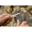Smiths Titania Cleaver Folding Knife, 3.26in, 400 Stainless Steel, Titanium, Cleaver Blade, Stainless Steel Handle, Titanium, 51141