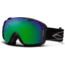 Smith Optics I/O Snow Goggles - Black Frame w/ Green Sol X and Red Sensor Lens IO7NXBK12
