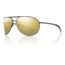 Smith Optics Serpico Sunglasses - Matte Black Frame w/ Polarized Gold Mirror Lens SEPPGDMMB