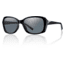 Smith Optics Womens Facet Sunglasses - Black Frame w/ Polarized Gray Lens FAPPGYBK