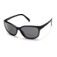 Suncloud Polarized Optics Flutter Sunglasses - Black Frame and Gray Polarized Polycarbonate Lens S-FEPPGYBK