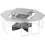 Snow Peak Jikaro Fire Ring Table, ST-050