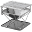 Snow Peak Takibi Fire &amp; Grill, Stainless Steel, ST-032SETS