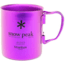 Snow Peak Titanium Double Wall Mug- 450 Purple