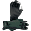 Snowbee Neoprene Gloves w/ Flip Tips, 2.5mm, Dark Green/Black, Large, 13122-L