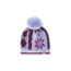 Smartwool Snowflake Beanie-Youth Unisex, Purple Mist H, Medium, SW018022A17-SM