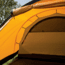 SnugPak Journey Quad Tent, 75D 185T Ripstop Polyester, Two Vents And Two Mesh Vented Doors, Sunburst Orange, 96004