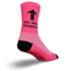 Sockguy Awesome 6'' Crew Pink L/xl AWESOME L/XL