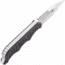 SOG Specialty Knives &amp; Tools Instinct Mini Fixed Blade Knife, 1.9in, 5Cr15MoV Blade, Clip Point, Black, Silver, Stainless Steel and G10 Handle, Silver, SOG-NB1002-CP