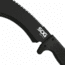 SOG Specialty Knives &amp; Tools SOGFari Machete Fixed Blade Knife, 12in, 3Cr13 Blade, Drop Point/Saw, Black, Kraton Handle, Black/Black, SOG-MC11-N