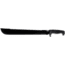 SOG Specialty Knives &amp; Tools SOGFari Machete Fixed Blade Knife, 18in, 3Cr13 Blade, Machete, Black, Kraton Handle, Black/Black, SOG-MC02-N