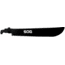 SOG Specialty Knives &amp; Tools SOGFari Machete Fixed Blade Knife, 18in, 3Cr13 Blade, Machete, Black, Kraton Handle, Black/Black, SOG-MC02-N