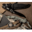 SOG Specialty Knives &amp; Tools Tech Bowie Fixed Blade Knife, 6.4in, AUS-8 Blade, Clip Point, Black, Kraton Handle, Black, SOG-S10B-K