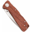 SOG Specialty Knives & Tools Twitch XL Folding Knife, 3.25in, AUS-8 Blade, Drop Point, Brown, Rosewood Handle, Silver, SOG-TWI24-CP