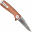 SOG Specialty Knives & Tools Twitch XL Folding Knife, 3.25in, AUS-8 Blade, Drop Point, Brown, Rosewood Handle, Silver, SOG-TWI24-CP
