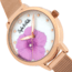 Sophie And Freda Raleigh Mother-Of-Pearl Bracelet Watch w/Swarovski Crystals, Pink, One Size, SAFSF5705
