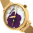 Sophie And Freda Raleigh Mother-Of-Pearl Bracelet Watch w/Swarovski Crystals, Purple, One Size, SAFSF5704