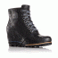 Sorel 1964 Premium Wedge Casual Boot - Women's-Black-Medium-7