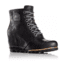 Sorel 1964 Premium Wedge Casual Boot - Women's-Black-Medium-9.5