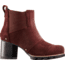 Sorel Addington Chelsea Suede Casual Boot - Women's-Redwood/Black-Medium-7.5