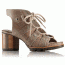 Sorel Addington Sandal - Women's-Pebble/Silver Sage-Medium-5