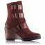 Sorel After Hours Bootie Suede Casual Boot - Women's-Redwood-Medium-8.5