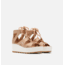 Sorel Cameron Flatform Lace Wedge Sandals Leather - Womens, Honest Beige/Gum 17, 9.5 US, 1999101-246-9.5