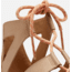 Sorel Cameron Flatform Lace Wedge Sandals Leather - Womens, Honest Beige/Gum 17, 9.5 US, 1999101-246-9.5
