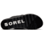 Sorel Cameron Flatform Puff Mule Sandals - Womens, Black/Sea Salt, 7 US, 2030451-010-7