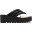 Sorel Cameron Flatform Puff Mule Sandals - Women's, Black/Sea Salt, 7.5 US, 2030451-010-7.5