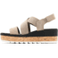 Sorel Cameron Flatform Slingback Sandals - Womens, Omega Taupe/Sea Salt, 8.5 US, 1999121-264-8.5
