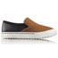 Sorel Campsneak Slip On Leather Casual Boot, Women's, Camel Brown, 6 US, 1787711224-6