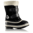 Sorel Childrens 1964 Pac Strap Boot, Black, 12, 1638011010-12
