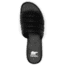 Sorel Ella III Slide - Womens, Black/Black, 7, 2069711-010-7
