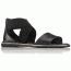 Sorel Ella Leather Sandal, Women's, Black, 6.5 US, 1787541010-6.5