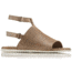 Sorel Ella Mule Strap Leather Sandal, Women's, Sahara, 6 US, 1775751220-6