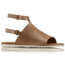 Sorel Ella Mule Strap Leather Sandal, Womens, Sahara, 6 US, 1775751220-6