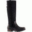 Sorel Emelie Tall Casual Boot - Women's-Black/Dark Fog-Medium-6