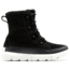 Sorel Explorer II Joan Cozy Boot - Womens, Black, Tea Light, 7, 1959361-011-7