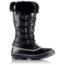 Sorel Joan Of Arctic Obsidian Winter Boot - Women's-Black/Collegiate Navy-Medium-6