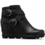 Sorel Joan Of Arctic Wedge II Buckle Bootie - Womens, Black, 9.5 US, 1870251010-9.5